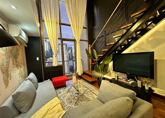 Stylish 100 Sqm 3br Loft Near Greenbelt Makati Apartment