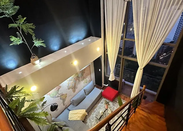 Stylish 100 Sqm 3br Loft Near Greenbelt Makati Apartment *