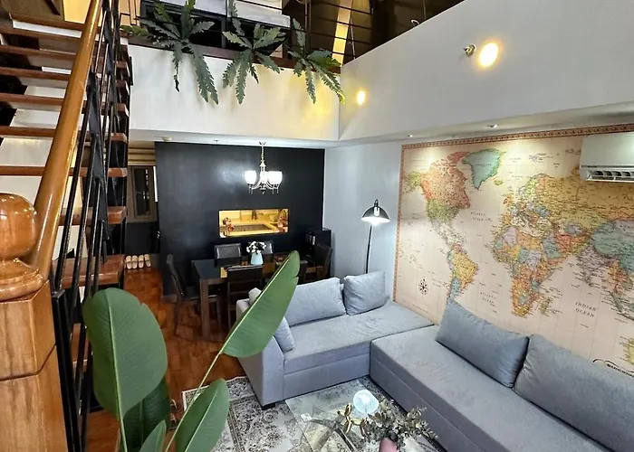 Apartment Stylish 100 Sqm 3br Loft Near Greenbelt Makati *