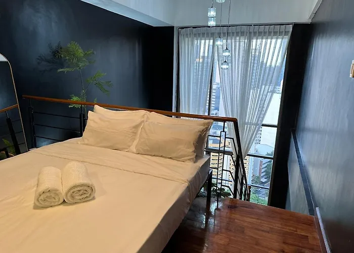 Stylish 100 Sqm 3br Loft Near Greenbelt Makati Apartment *